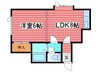 シェーンブルン月寒東 1LDKの間取り