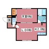 プレシューズ月寒東 1LDKの間取り