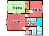 ＭＤハイム福住 2LDKの間取り