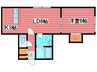 コート西岡４・１ 1LDKの間取り