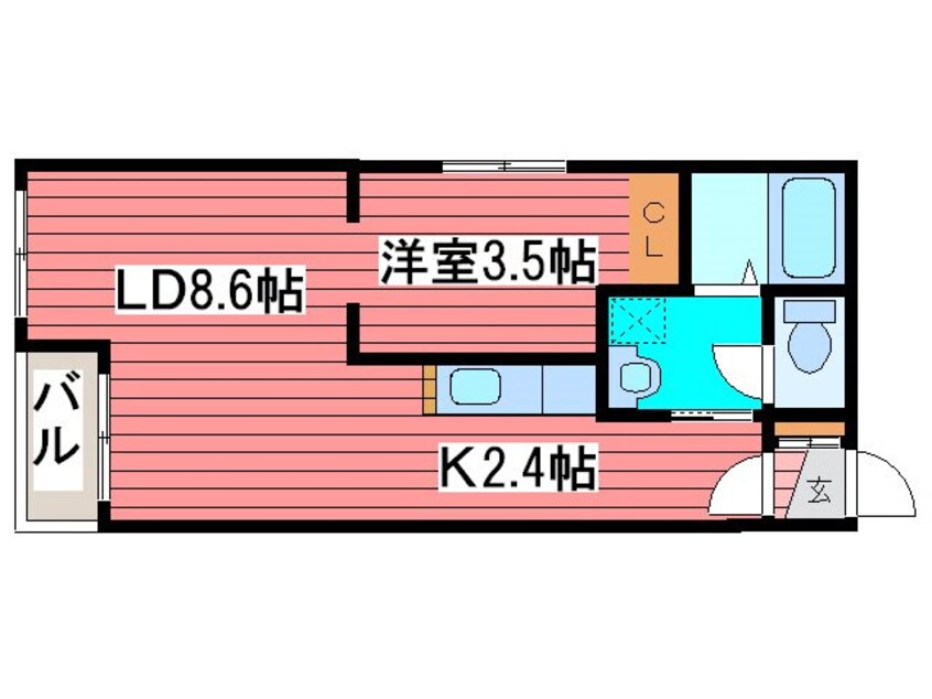 間取図 グランビアン月寒公園