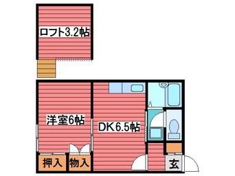 間取図 カスティーロ月寒東