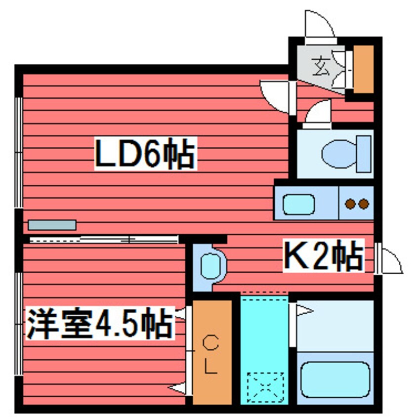 間取図 パークウェル札大前