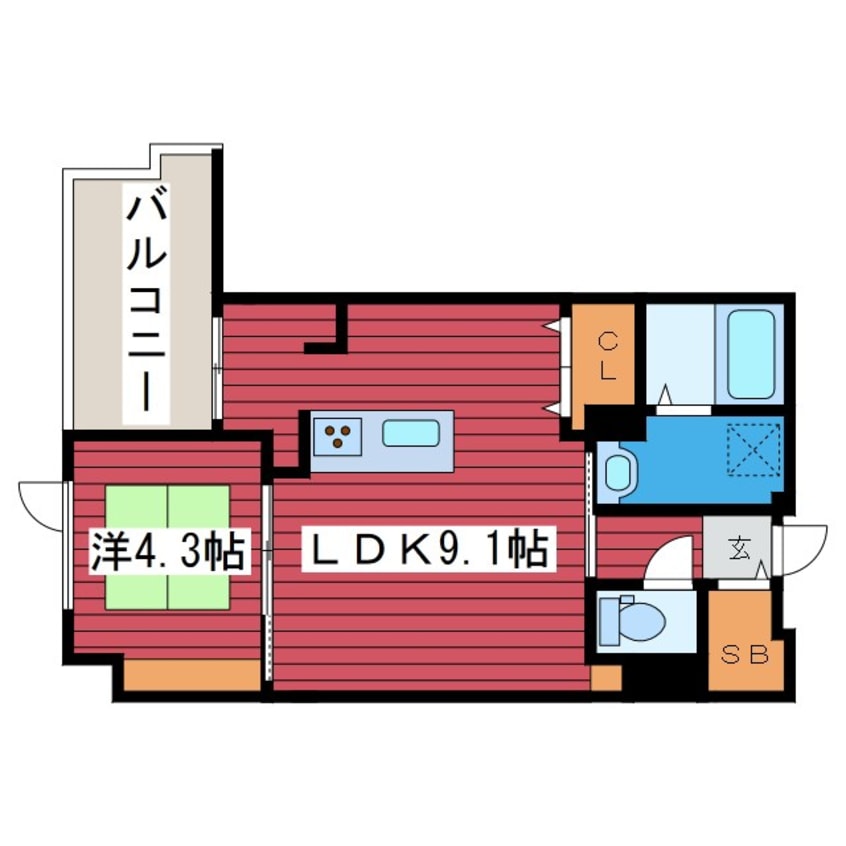 間取図 F006