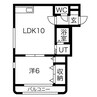 メゾンドジャパン 1LDKの間取り