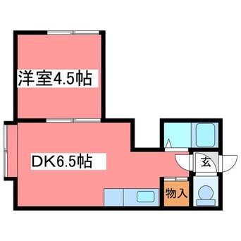間取図 ＯＲＩＧＩＮ月寒