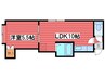 ＭＡＸ１５ 1LDKの間取り