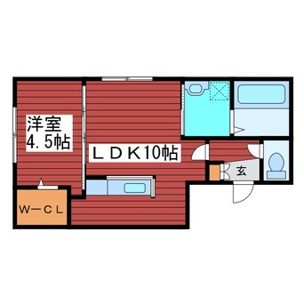 間取図 ルーチェ月寒東