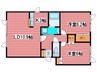 ロジェ福住 2LDKの間取り