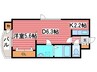 ピルエットアタカ 1LDKの間取り