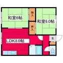ホワイトコーポの間取図