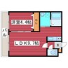 アクアトピア福住 1LDKの間取り