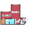 アーバン福住駅前 1LDKの間取り