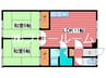 コーポあさの 2LDKの間取り