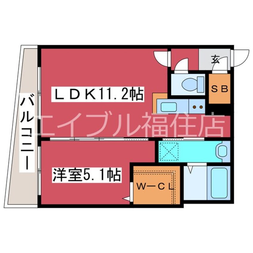 間取図 Ｓｈｅｒｒｙ