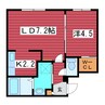 tomorrow福住EAST 1LDKの間取り