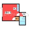 コムズ月寒中央Ｃ 1Kの間取り