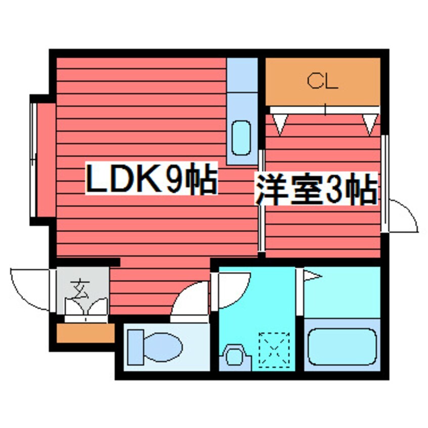 間取図 ウェストヒルズ五番館