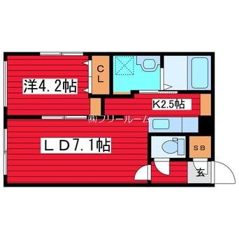 間取図 Aminas T15