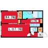 Aminas T15 1LDKの間取り