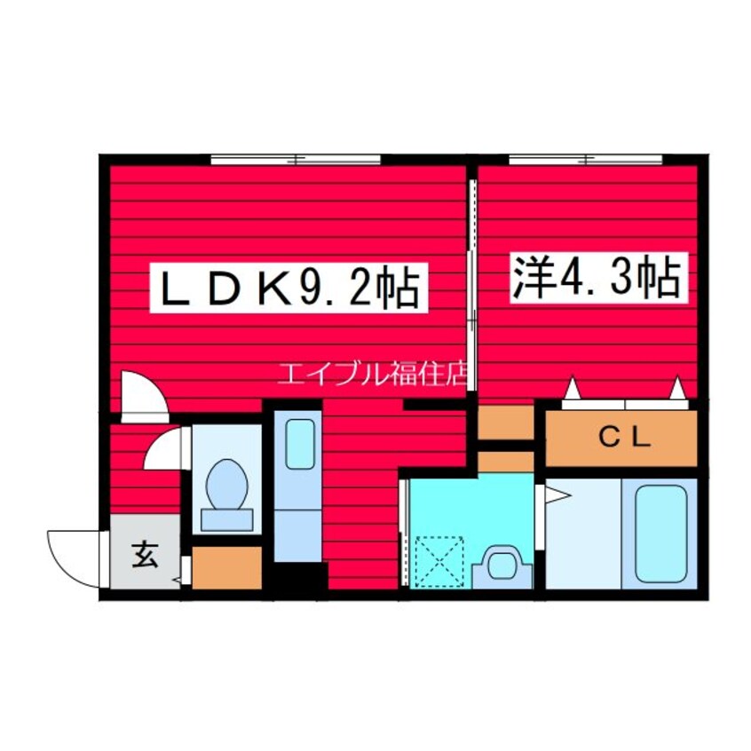 間取図 Aminas T15