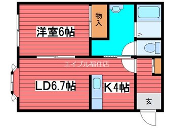 間取図 札幌市営地下鉄東西線/白石駅 徒歩14分 3階 築29年