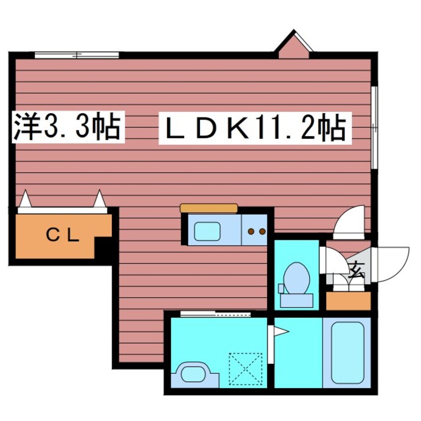 間取図 やま帽子A