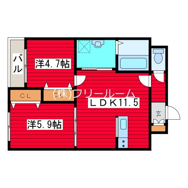 間取り図 ＢＡＮＦＦ