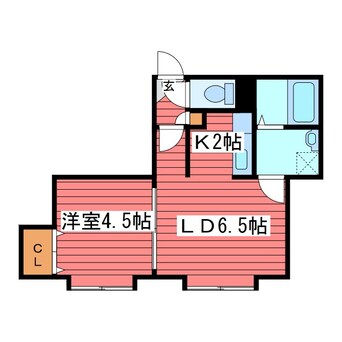 間取図 フラットＪ月寒中央