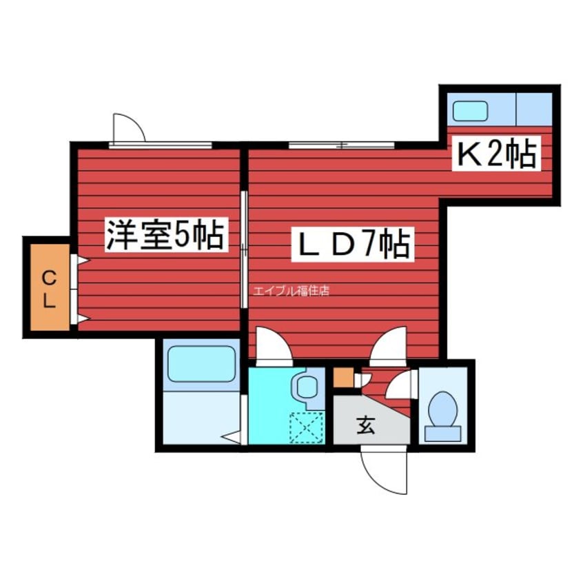 間取図 ケープ　コッド