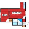 ピースドムール 1LDKの間取り