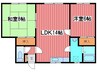 レジデンス９１ 2LDKの間取り
