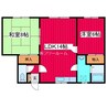 レジデンス９１ 2LDKの間取り