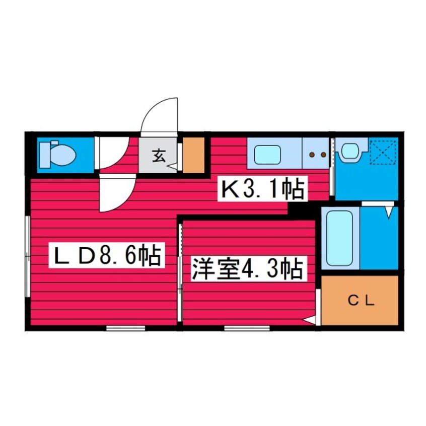 間取図 Elm Garden V