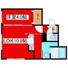 Leia月寒 1LDKの間取り