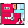 ラフィーネ月寒中央通 1LDKの間取り
