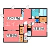 Sejour Reve 2LDKの間取り