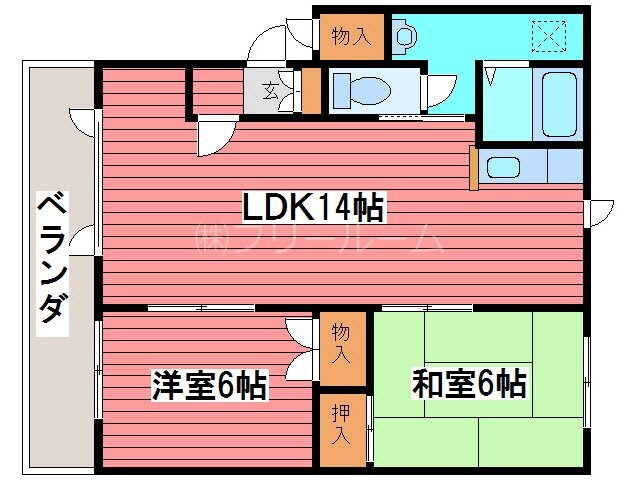 間取り図 メゾフォルテアタカ