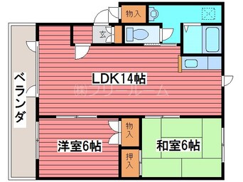 間取図 メゾフォルテアタカ