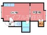 エムハイツ 1DKの間取り