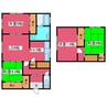 西岡2条12丁目戸建 4LDKの間取り