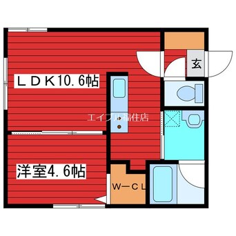 間取図 Aster月寒西II