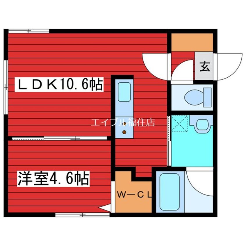 間取図 Aster月寒西II