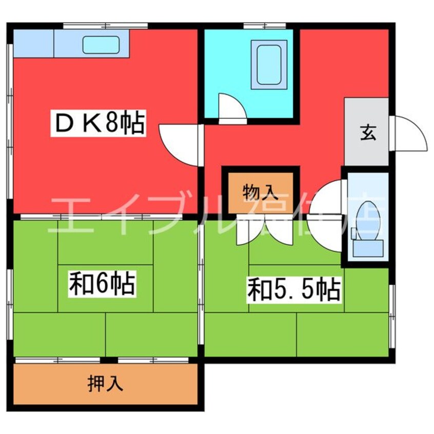 間取図 よしみ荘