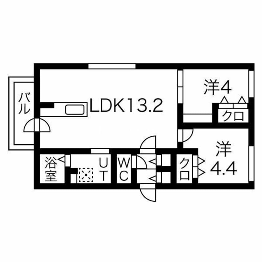 間取図 カーサブラン