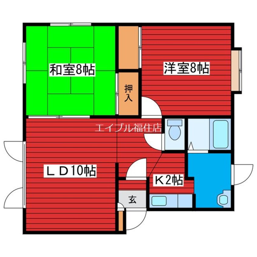 間取図 ハイツ昴