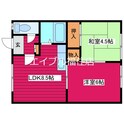 寺田ハイツの間取図