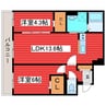 Court Tiara（ｺｰﾄﾃｨｱﾗ） 2LDKの間取り