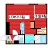 シティレジデンス福住 1LDKの間取り