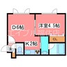 リッチタウン栄通弐番館 1DKの間取り
